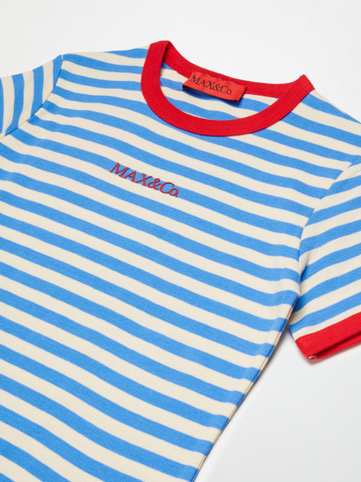 Robe à rayures avec logo KID - AZURE - MAX&Co.