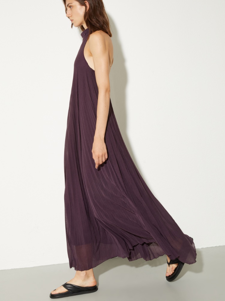 Pleated jersey halterneck dress - MAX&Co. - 2