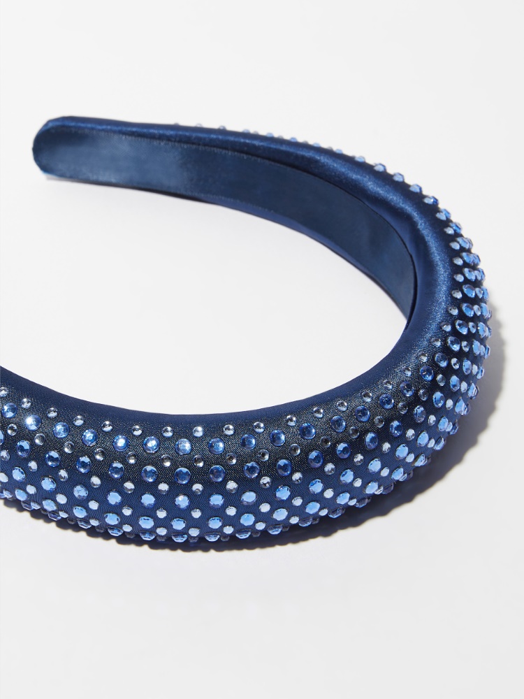 Serre-tête en satin avec strass - MAX&Co. - 2