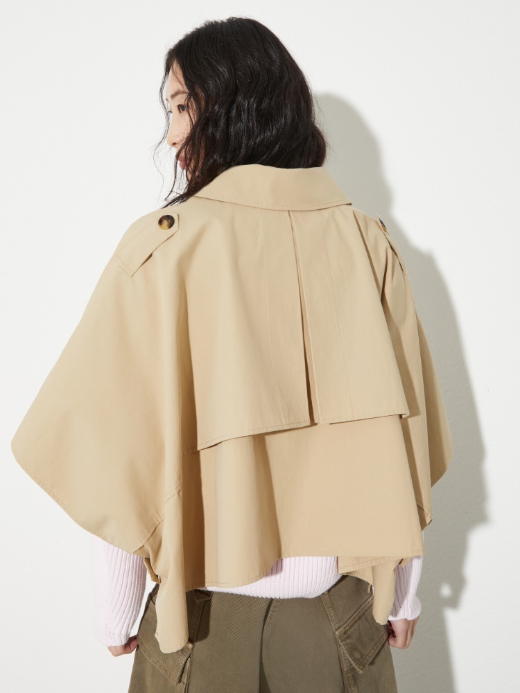 Water-repellent cotton cape - MAX&Co. - 2