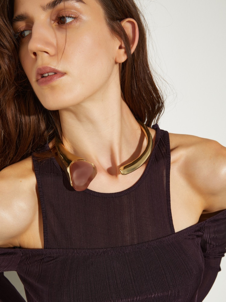 Tour de cou en métal et résine - MAX&Co. - 3