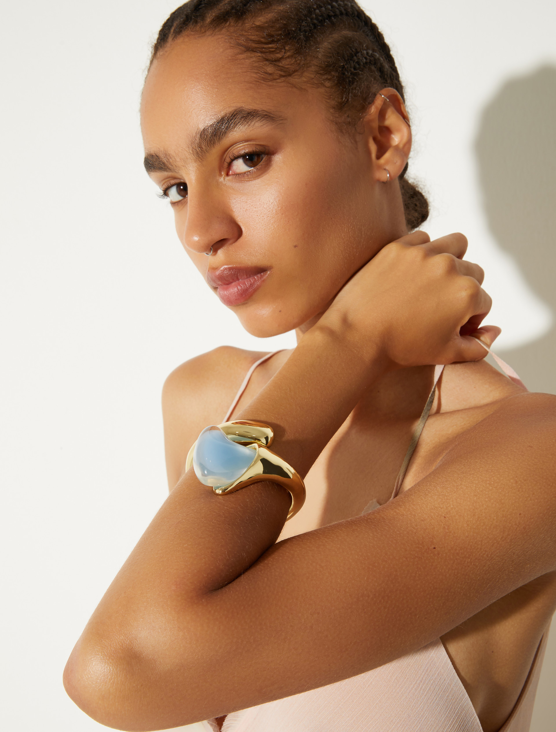 Metal and resin bracelet - SKY-BLUE - MAX&Co. - 3