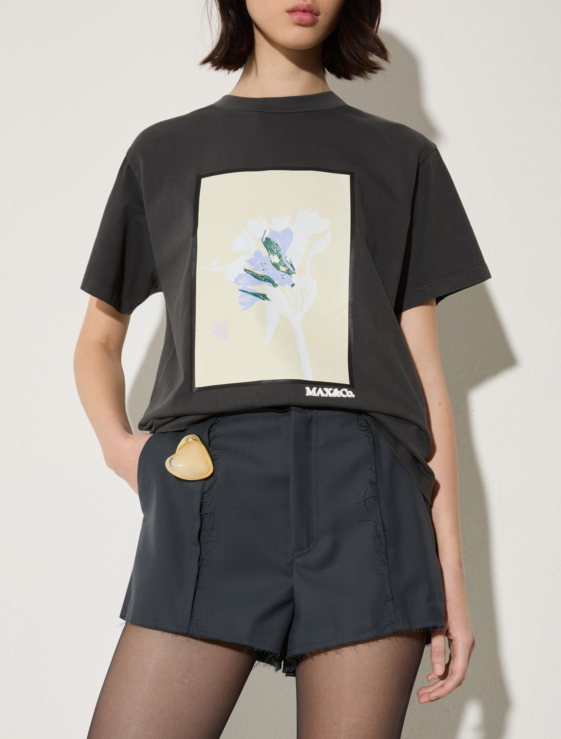 Resin and metal brooch - BANANA - MAX&Co. - 2