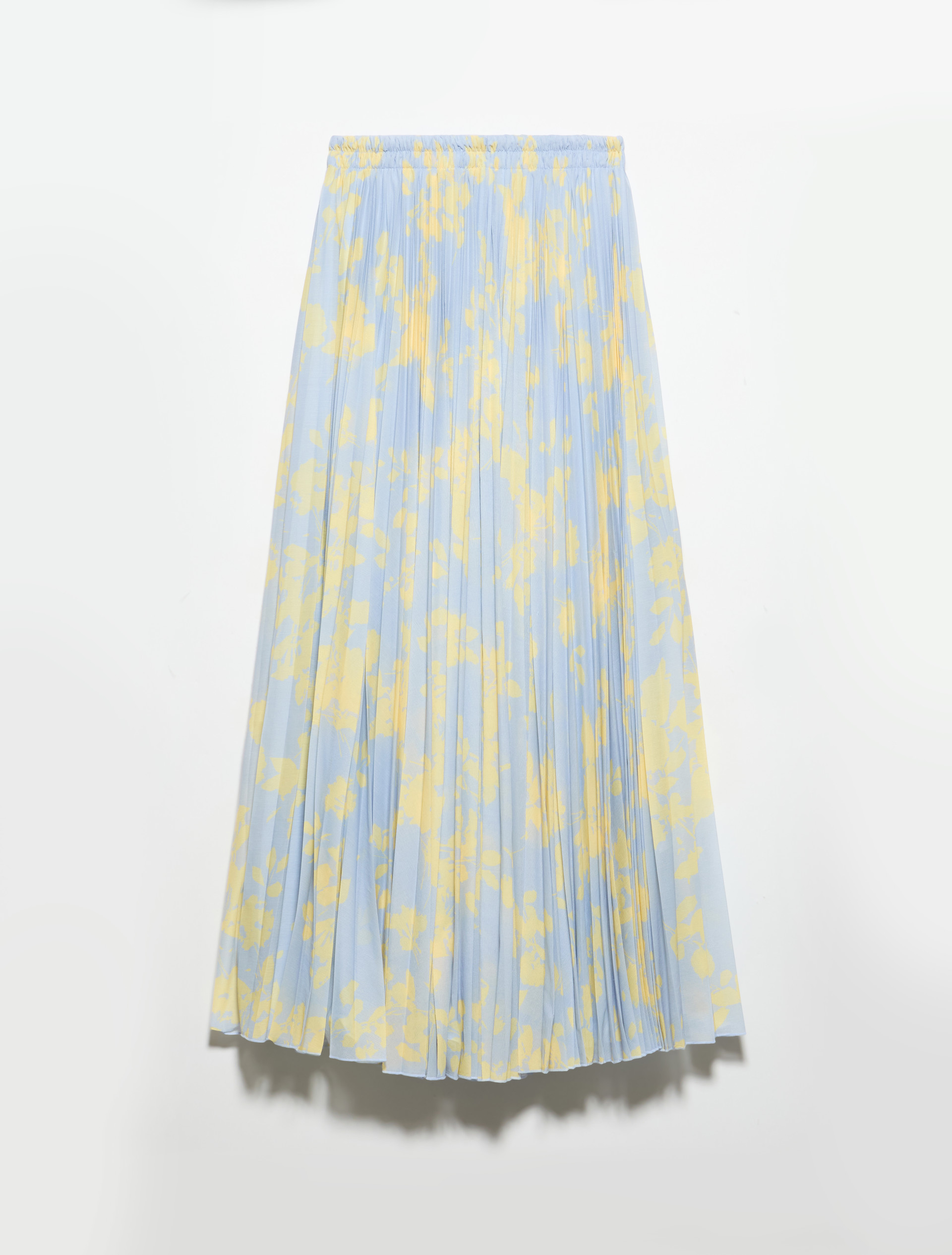 Pleated jersey circle skirt, dust blue | MAX&Co. Pleated jersey circle skirt - DUST BLUE - MAX&Co. - 5