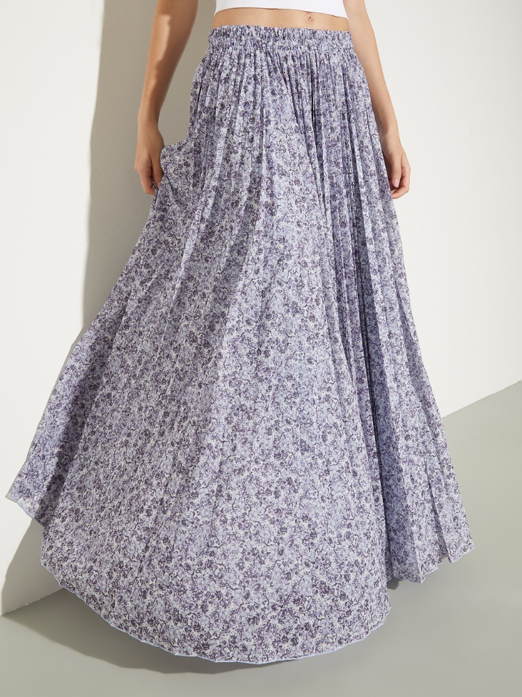 Pleated jersey circle skirt - MAX&Co. - 3