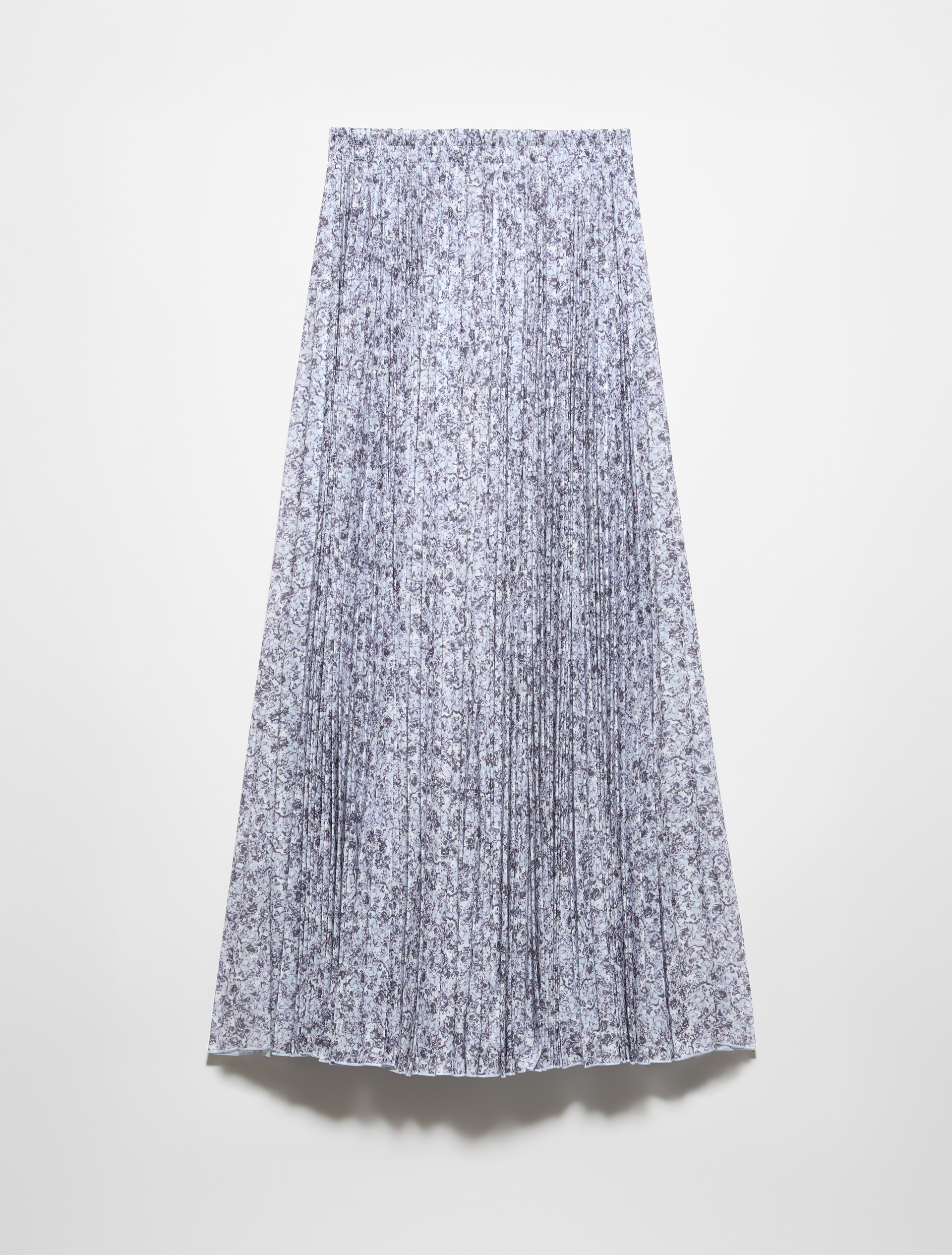 Pleated jersey circle skirt - AUBERGINE - MAX&Co. - 5