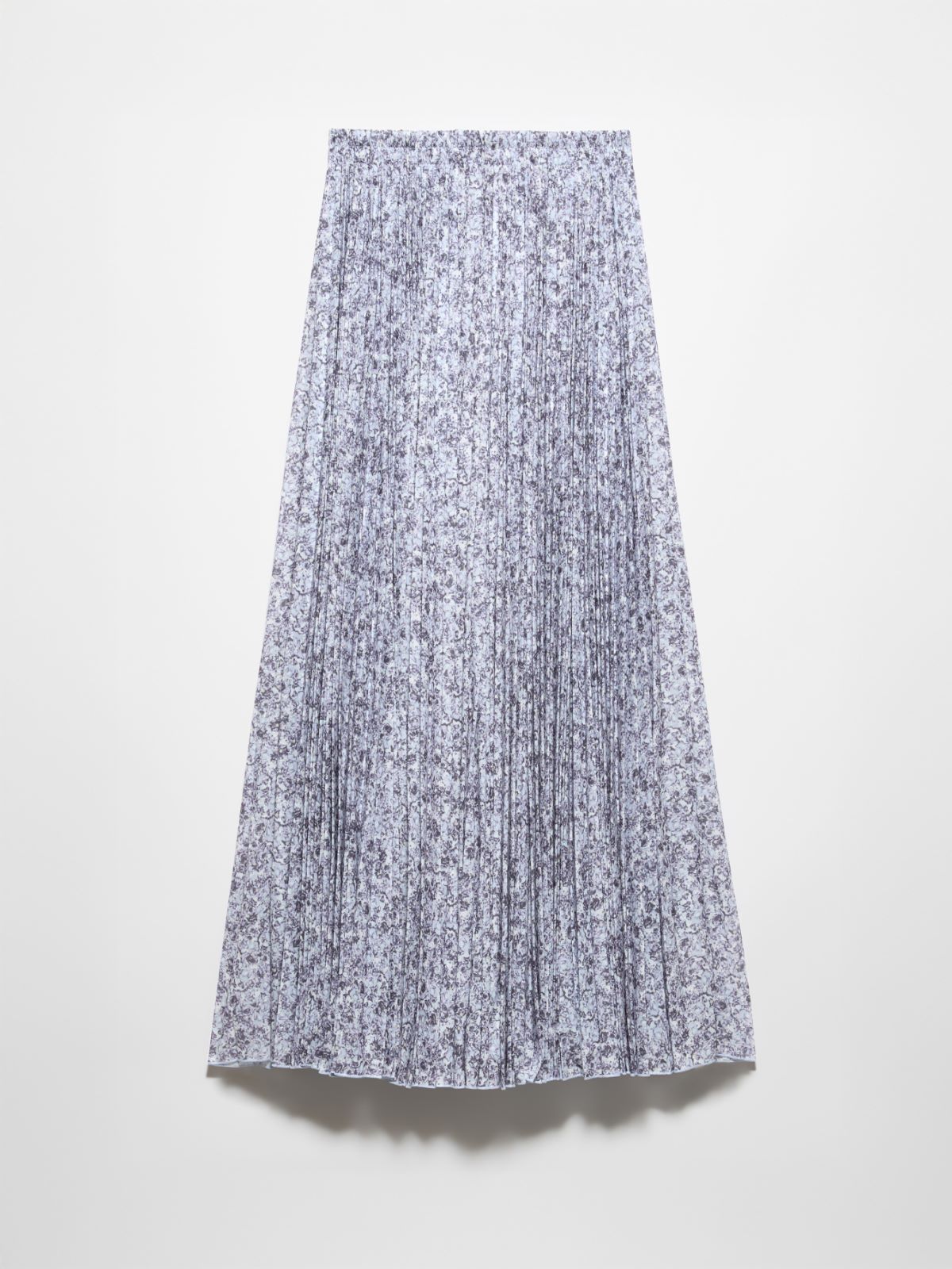 Pleated jersey circle skirt - AUBERGINE - MAX&Co. - 5