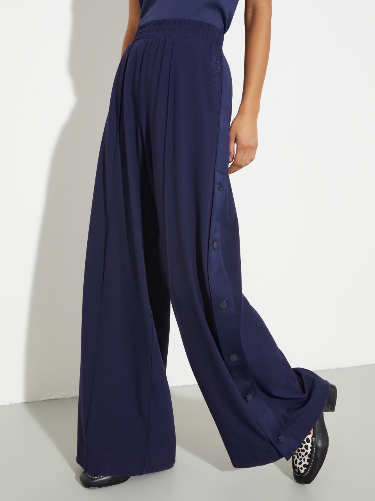 Joggers in jersey e duchesse Joggers in jersey e duchesse - BLU - MAX&Co.