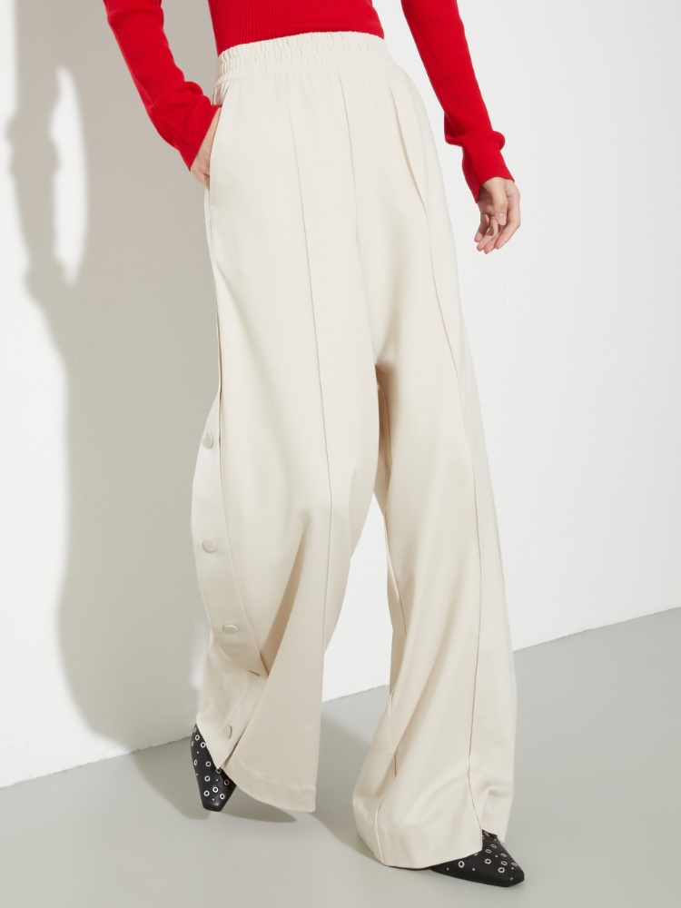 Jersey and satin joggers - MAX&Co.