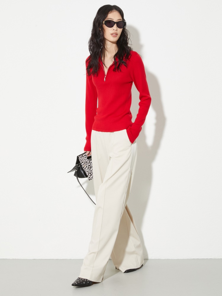 Jersey and satin joggers - MAX&Co. - 5