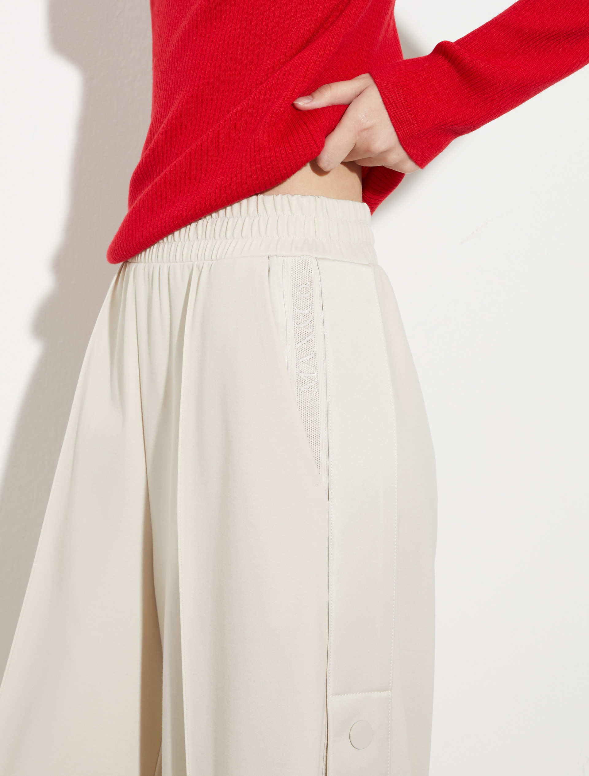 Jersey and satin joggers - MASTIC - MAX&Co. - 6