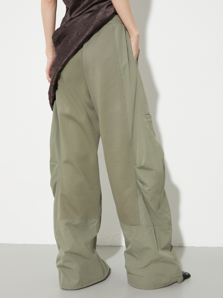 Cotton-jersey and nylon joggers - MAX&Co. - 2