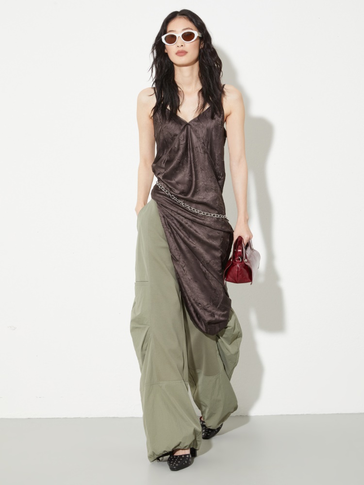 Cotton-jersey and nylon joggers - MAX&Co. - 5