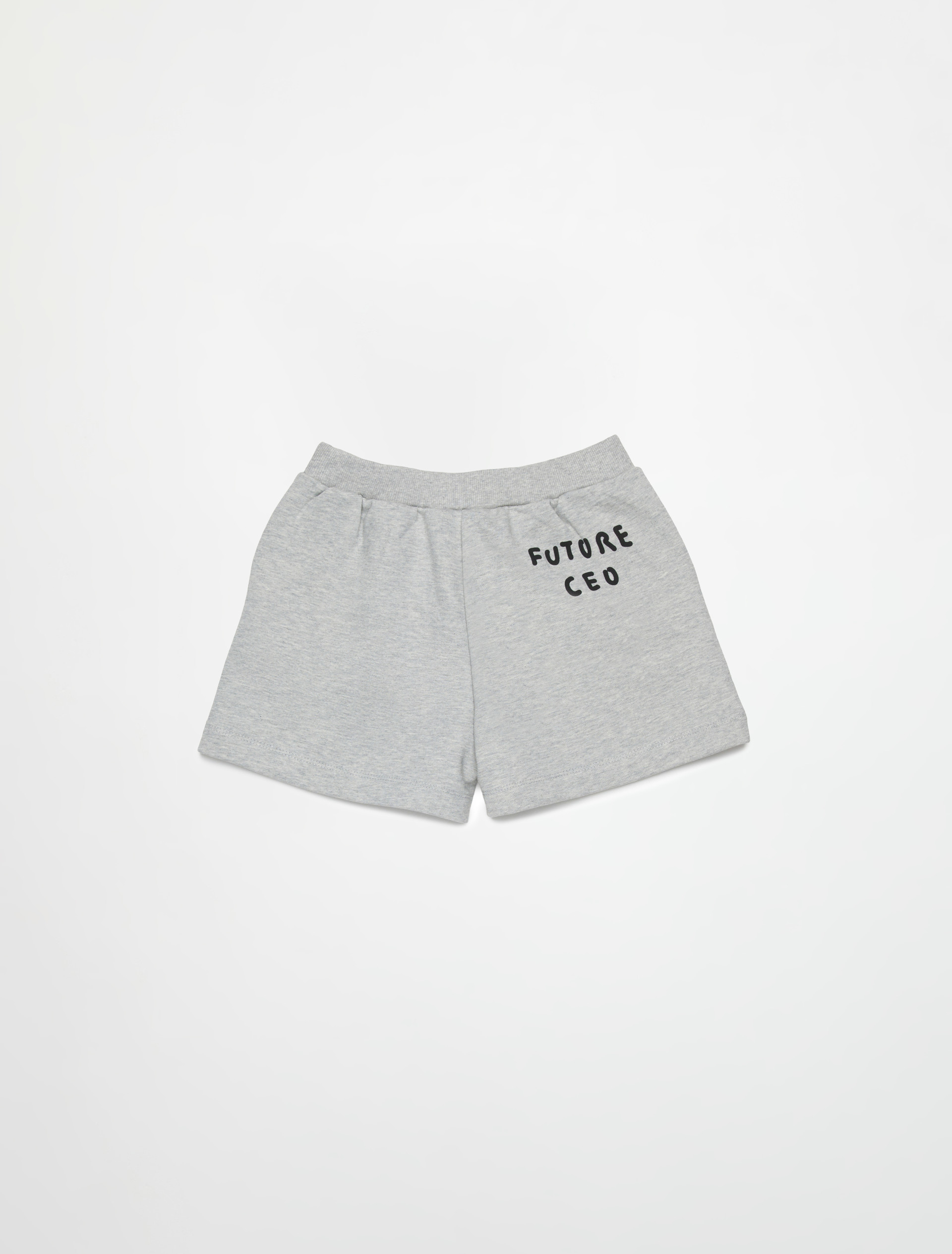 Shorts de felpa con logo KID, melange grey | MAX&Co. Shorts de felpa con logo KID - MELANGE GREY - MAX&Co. - 2