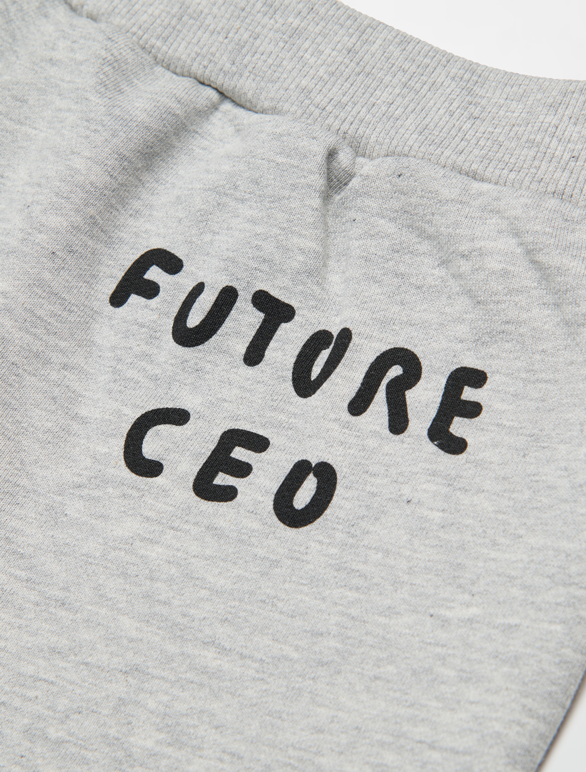 Shorts de felpa con logo KID, melange grey | MAX&Co. Shorts de felpa con logo KID - MELANGE GREY - MAX&Co. - 5