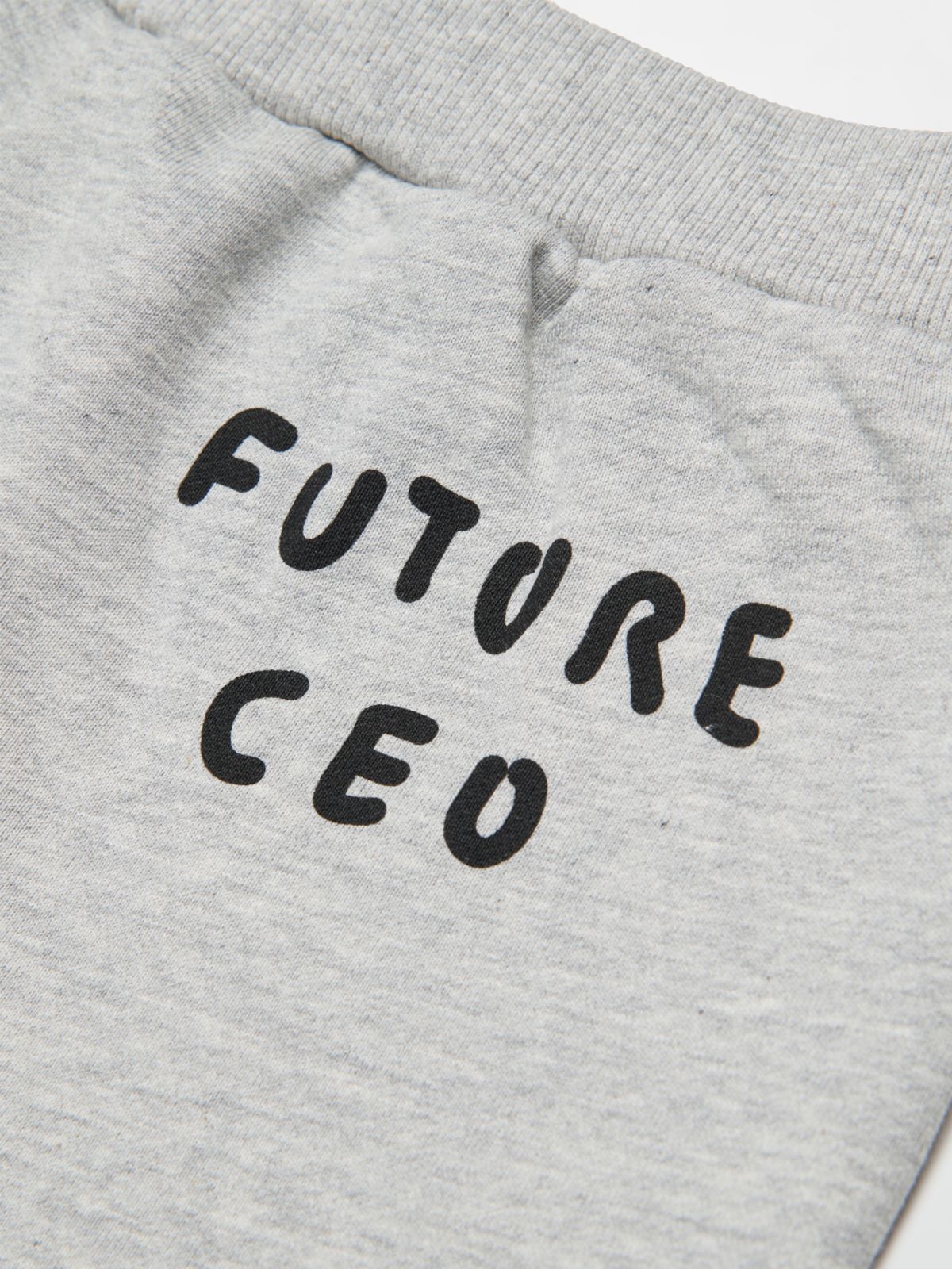 Shorts de felpa con logo KID, melange grey | MAX&Co. Shorts de felpa con logo KID - MELANGE GREY - MAX&Co. - 5