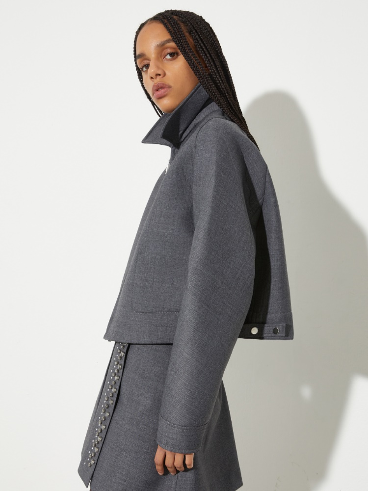 Jersey and grisaille jacket - MAX&Co. - 3