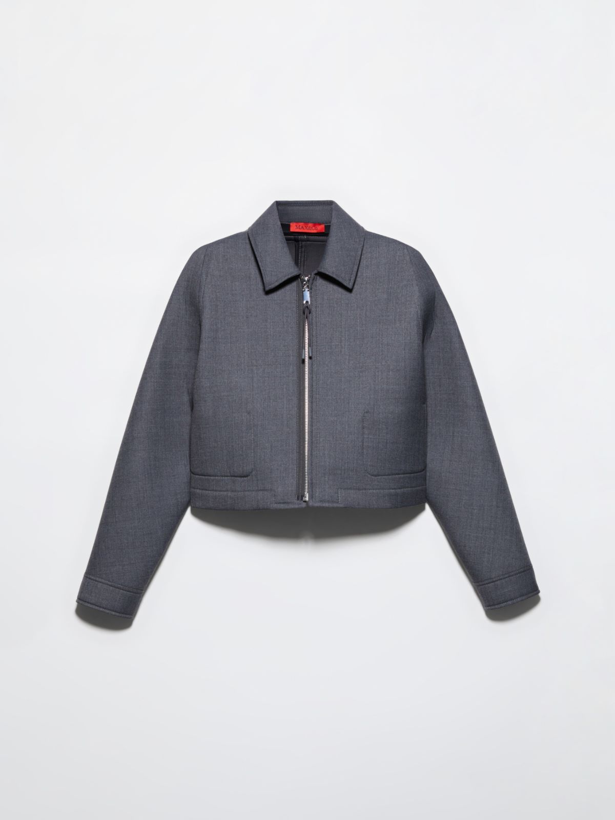 Jersey and grisaille jacket, melange grey | MAX&Co. Jersey and grisaille jacket - MELANGE GREY - MAX&Co. - 5