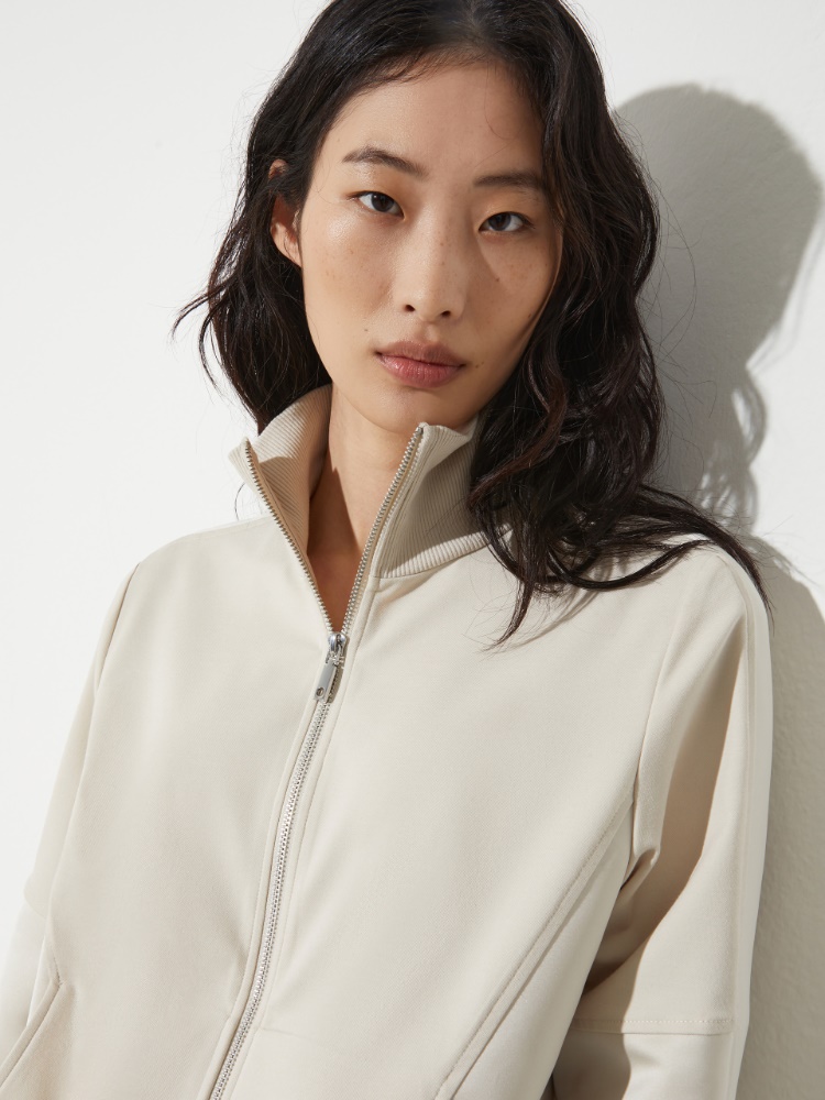 Jacke aus Jersey und Satin - MAX&Co. - 4