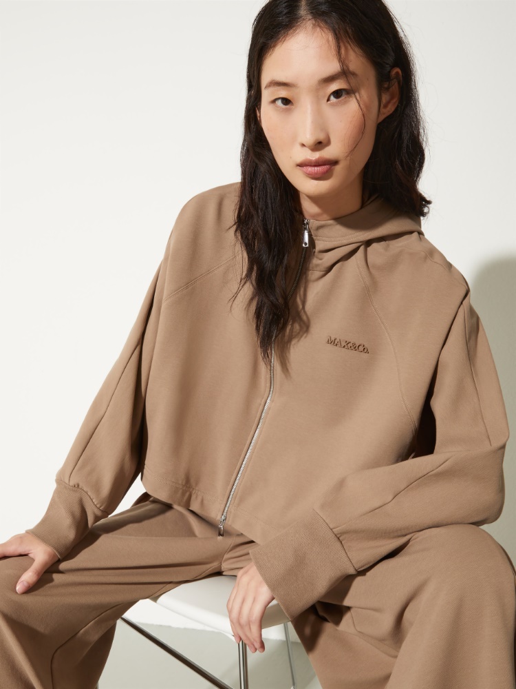 Oversized Cropped Sweatshirt - MAX&Co. - 3