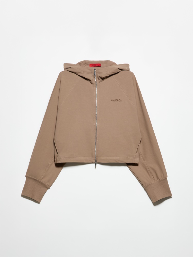 Oversized cropped sweatshirt - MUD - MAX&Co.