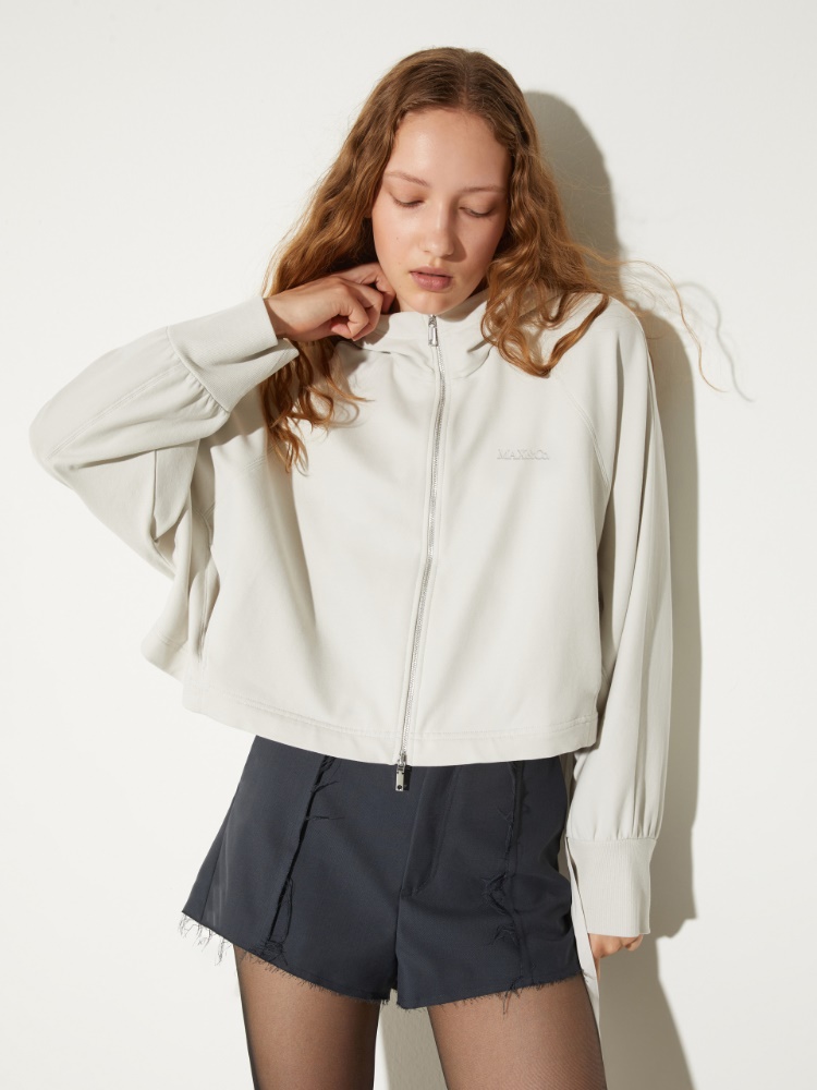 Oversized Cropped Sweatshirt - MAX&Co.