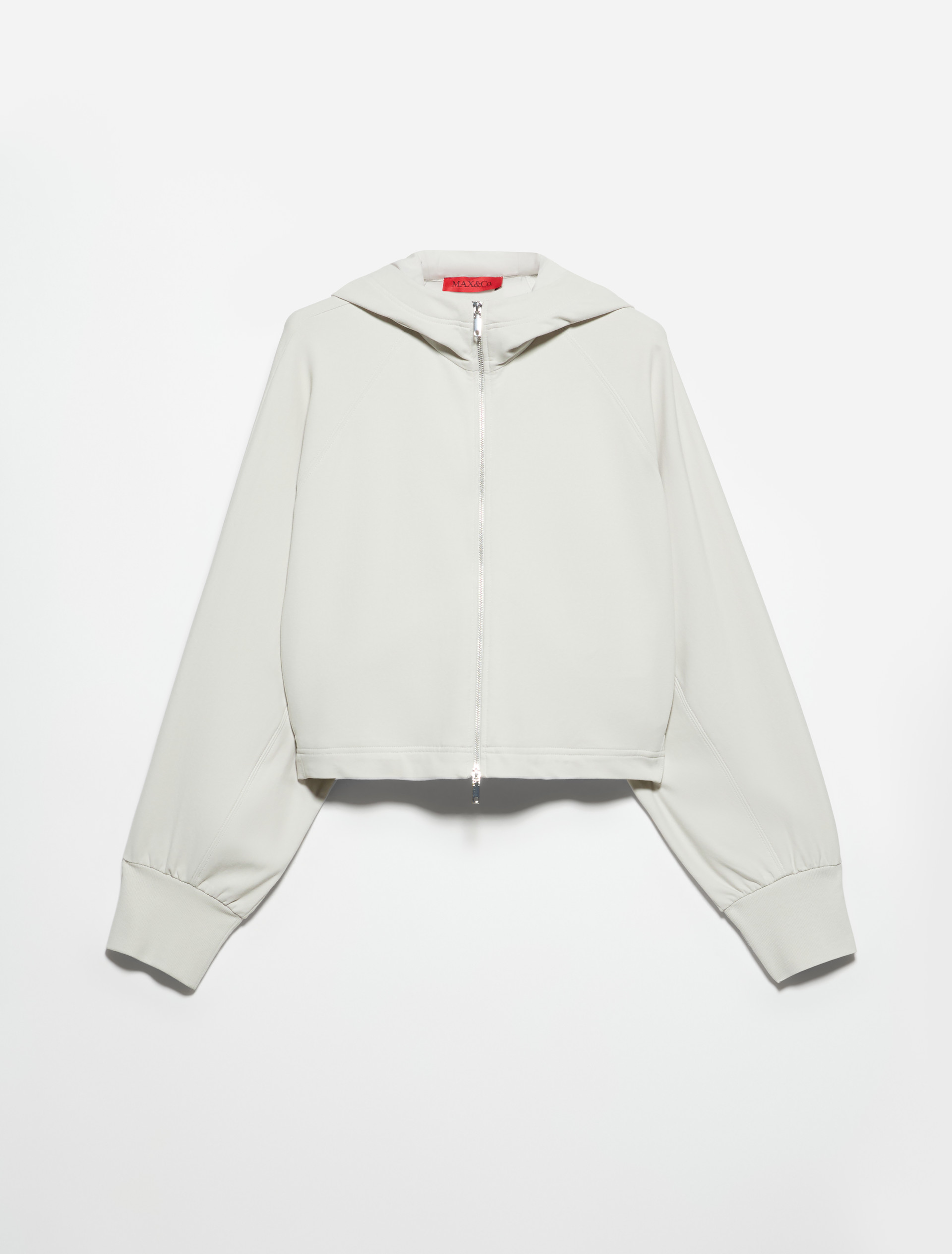 Oversized cropped sweatshirt, grey | MAX&Co. Oversized cropped sweatshirt - GREY - MAX&Co. - 5