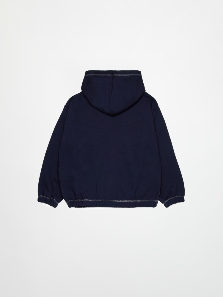 Sweat à fermeture zippée complète avec logo KID - MAX&Co. - 2