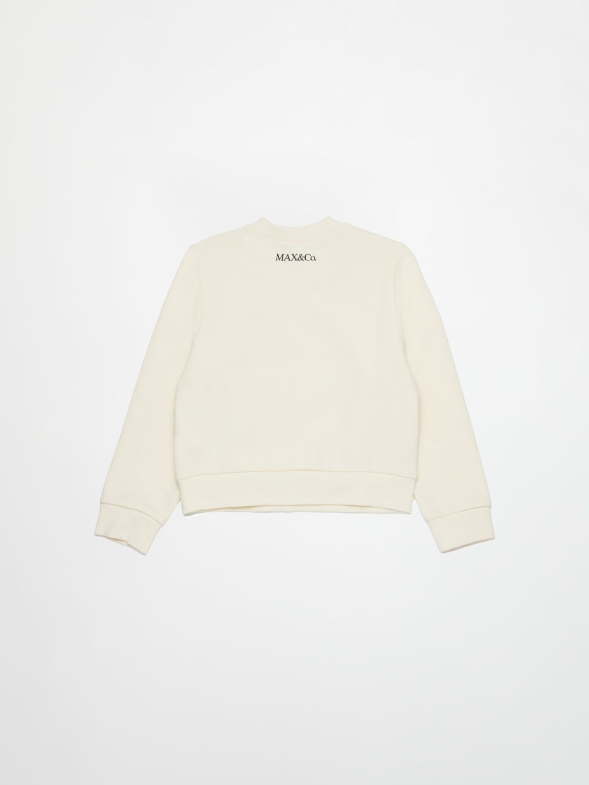 Sudadera de cuello redondo con logo KID - WHITE - MAX&Co. - 2