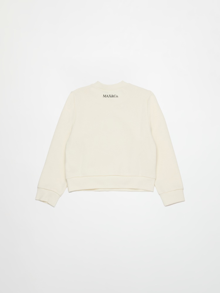 Sweat-shirt à col rond avec logo KID - MAX&Co. - 2