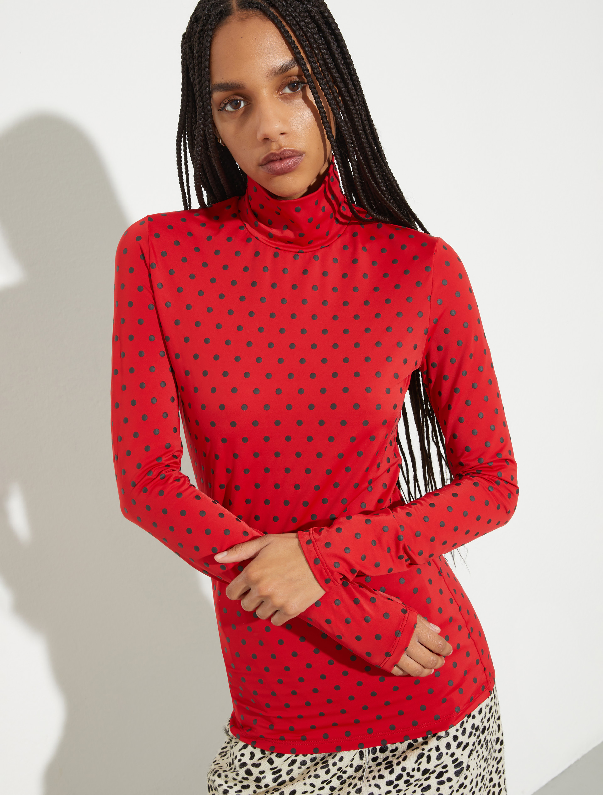 Polka-dot T-shirt with gloves - RED - MAX&Co. - 6
