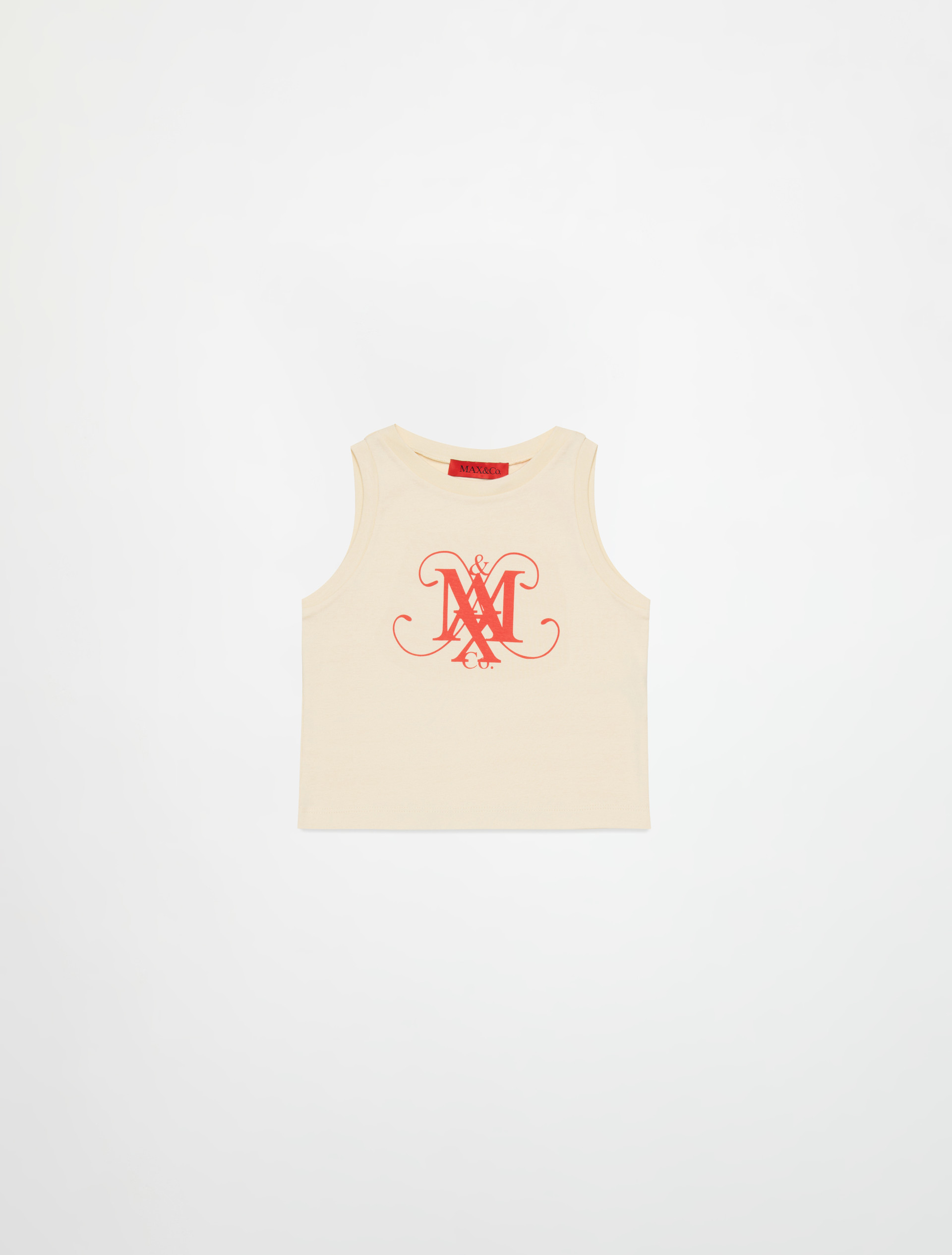 T-shirt sans manches avec logo KID - BLANC LAINE - MAX&Co. - 3