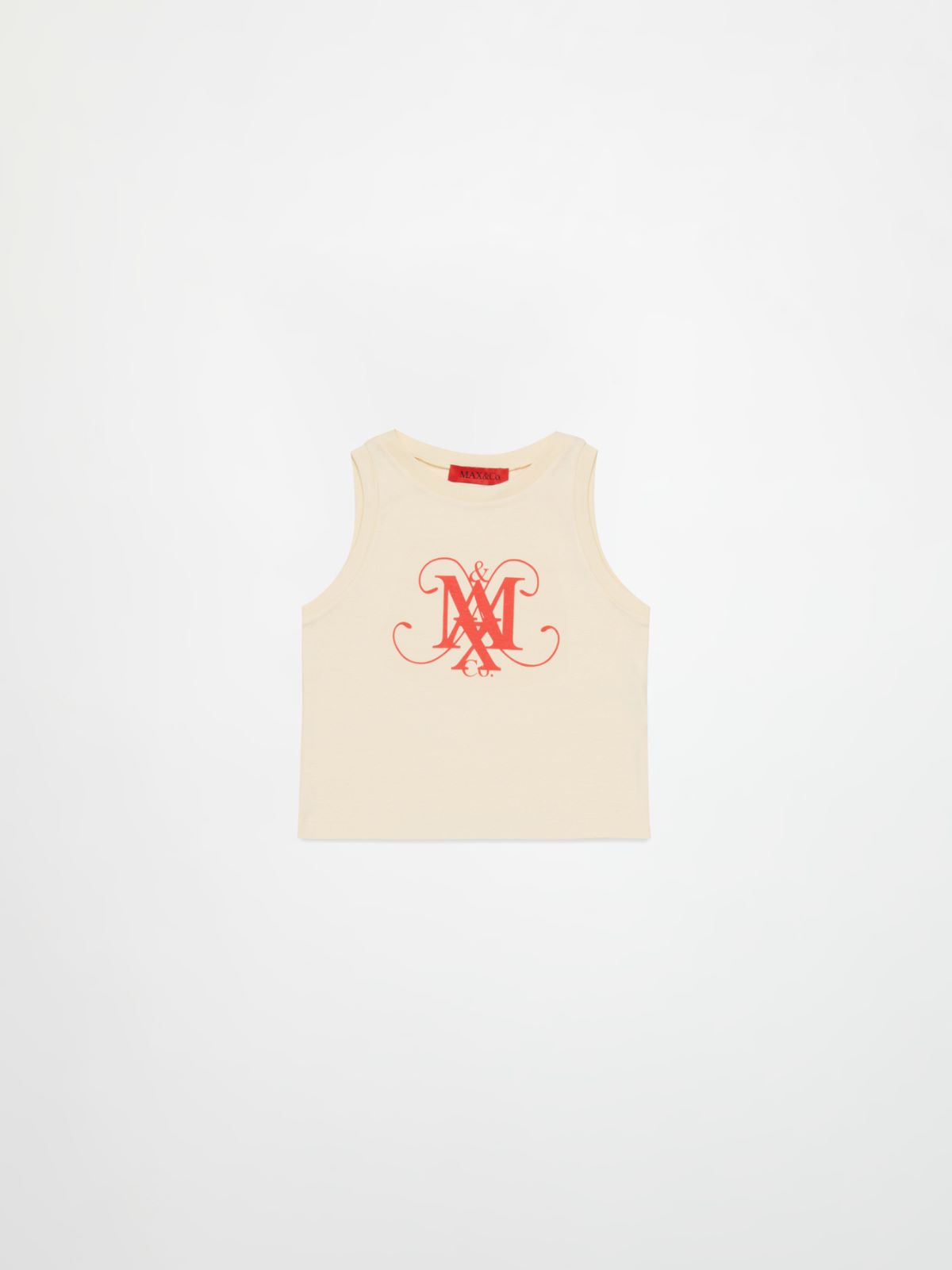 T-shirt sans manches avec logo KID - BLANC LAINE - MAX&Co. - 3