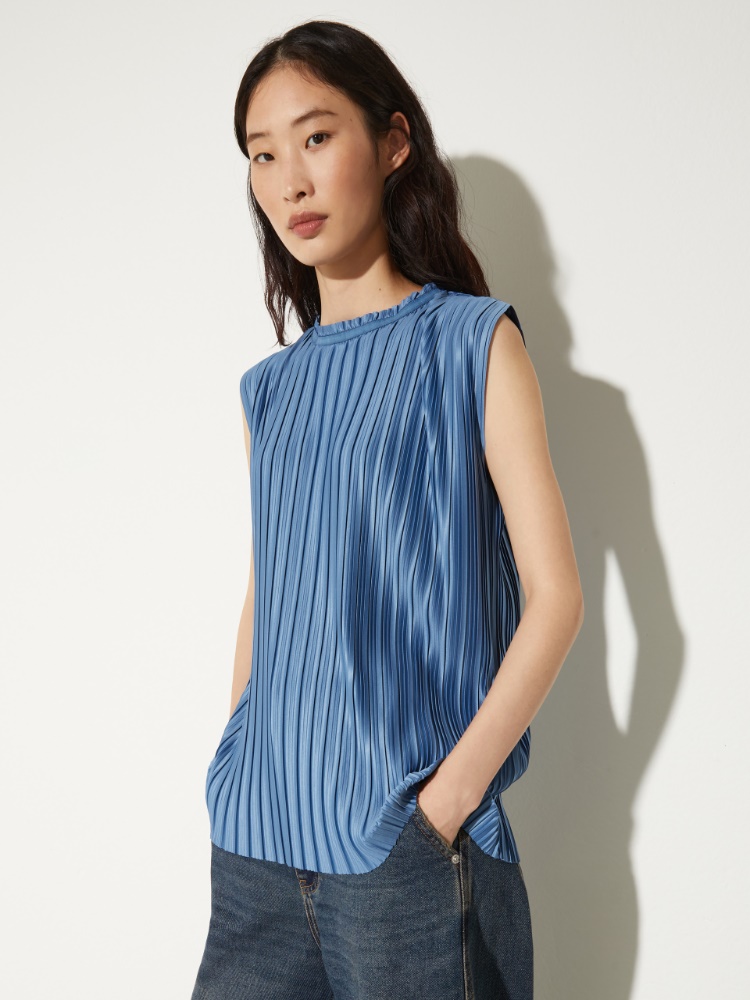 Pleated jersey top - MAX&Co.