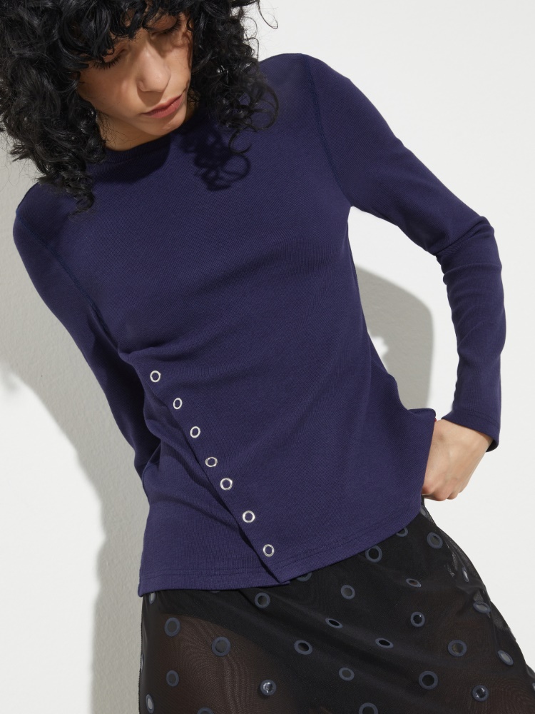 Asymmetric jersey T-shirt - MAX&Co. - 3