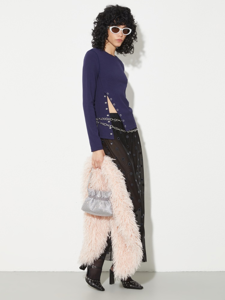 Asymmetric jersey T-shirt - MAX&Co. - 4