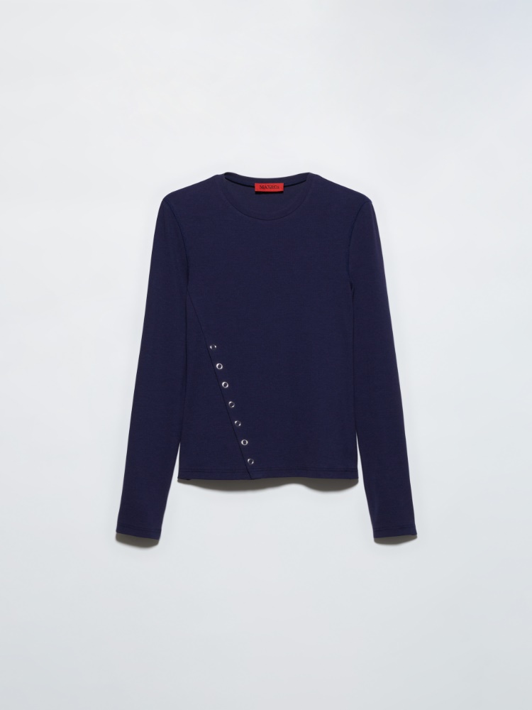 Asymmetric jersey T-shirt - MAX&Co. - 5