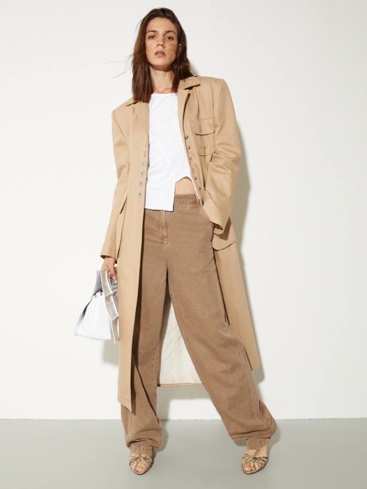 Floral-embroidered jersey top - MAX&Co. - 4