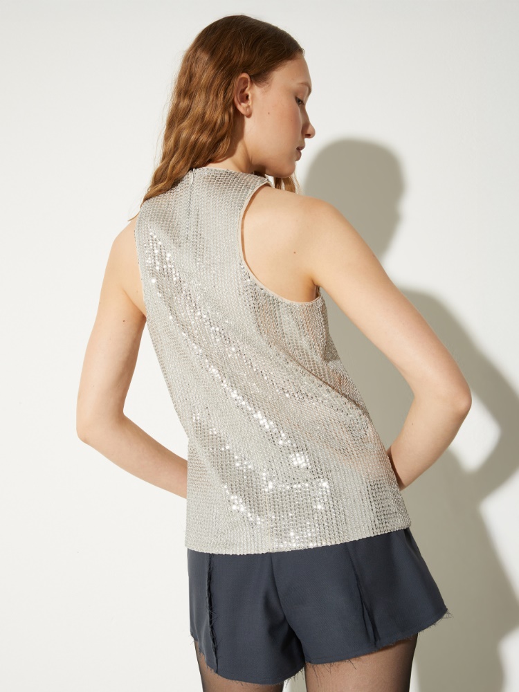 Sequinned tulle top - MAX&Co. - 2