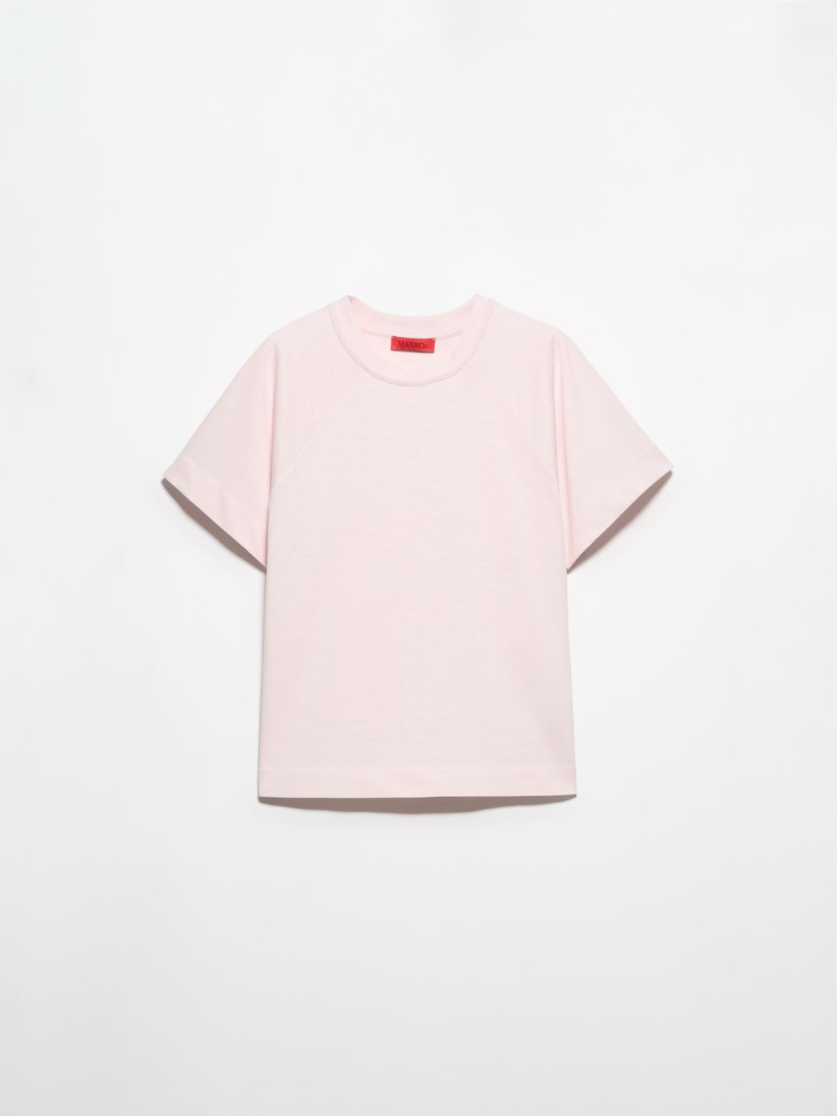 Cotton and linen T-shirt - PINK - MAX&Co. - 5