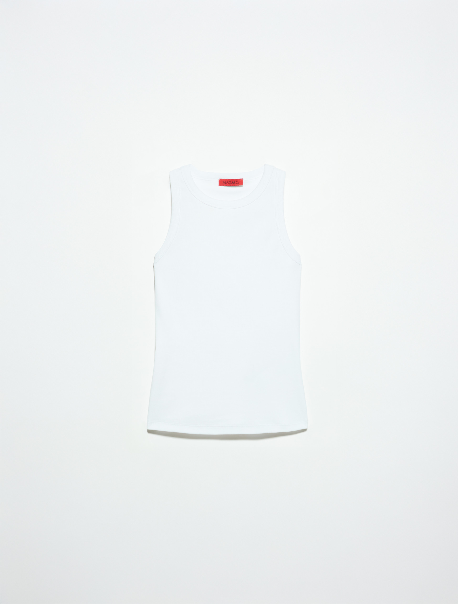 Débardeur en coton côtelé, blanc neutre | MAX&Co. Débardeur en coton côtelé - BLANC NEUTRE - MAX&Co. - 5