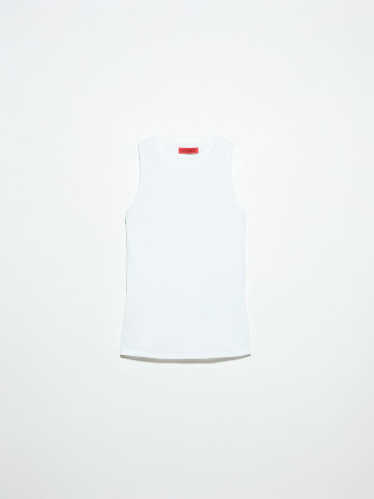 Débardeur en coton côtelé, blanc neutre | MAX&Co. Débardeur en coton côtelé - BLANC NEUTRE - MAX&Co. - 5