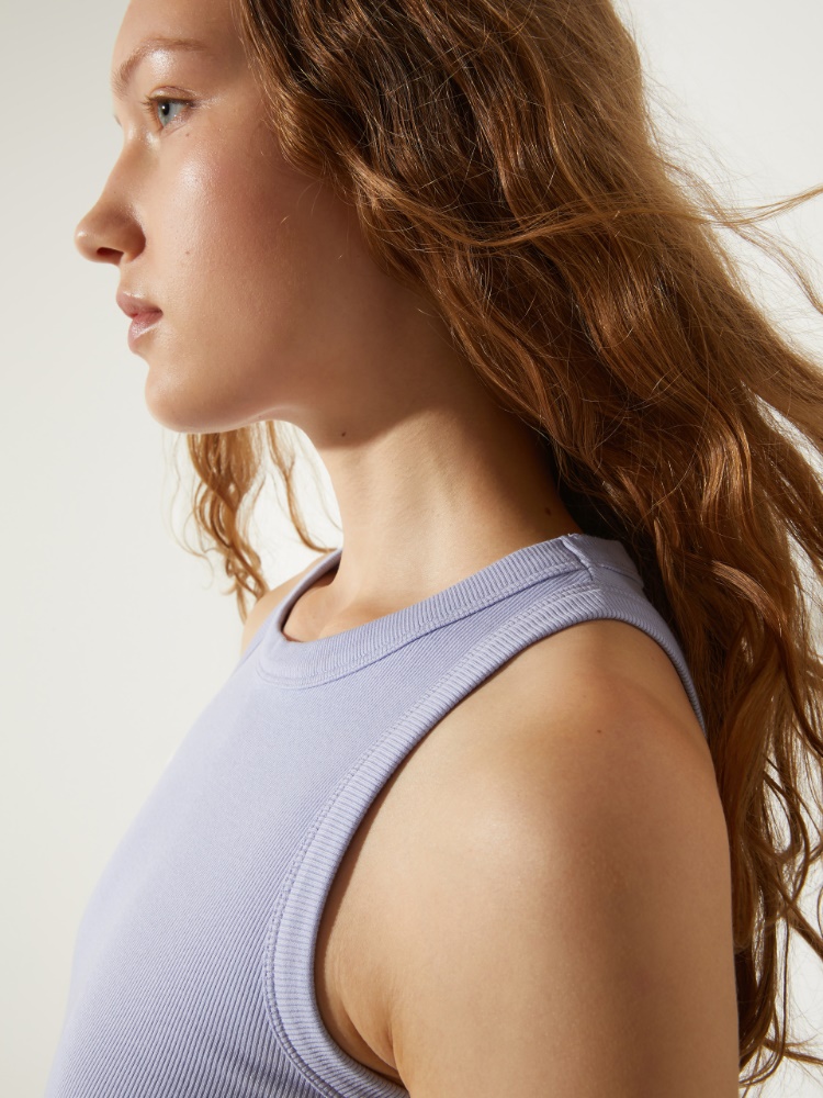Tanktop aus Rippstrick-Baumwolle - MAX&Co. - 3