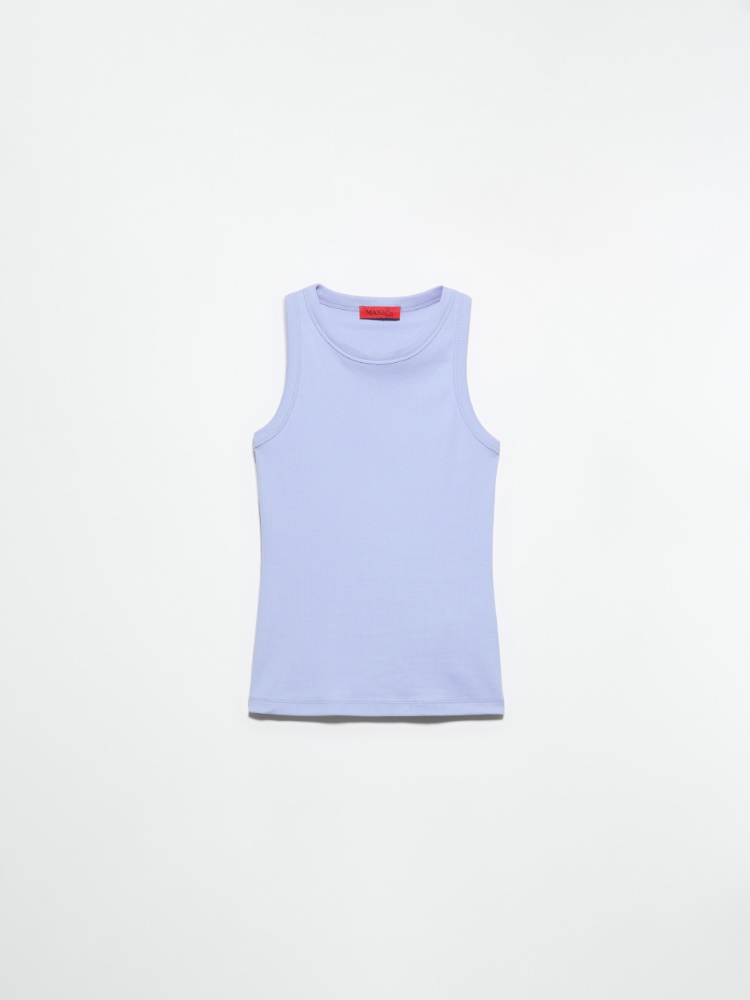 Tanktop aus Rippstrick-Baumwolle - MAX&Co. - 5