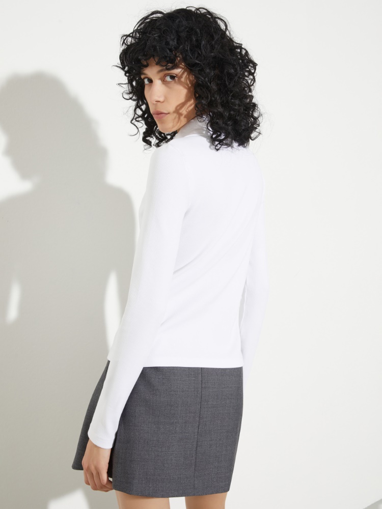 Ribbed jersey polo T-shirt - MAX&Co. - 2