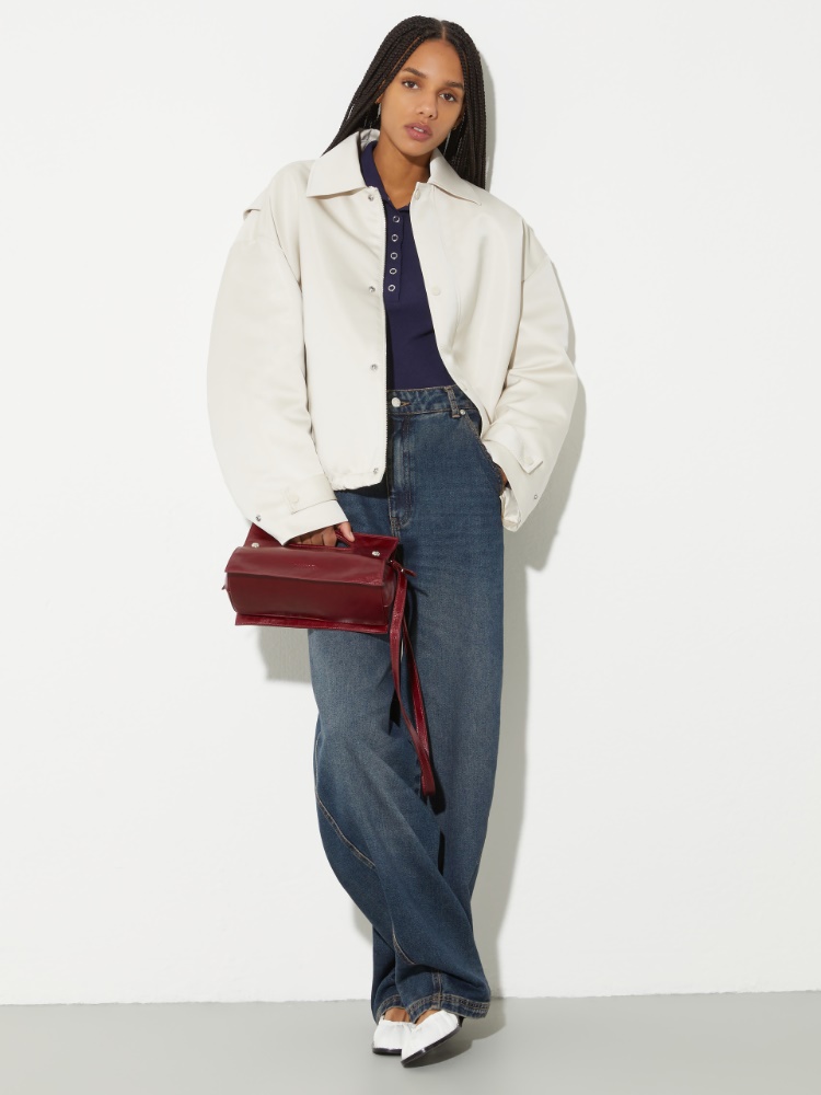 Polo-T-Shirt aus Jersey mit Rippenmuster - MAX&Co. - 4