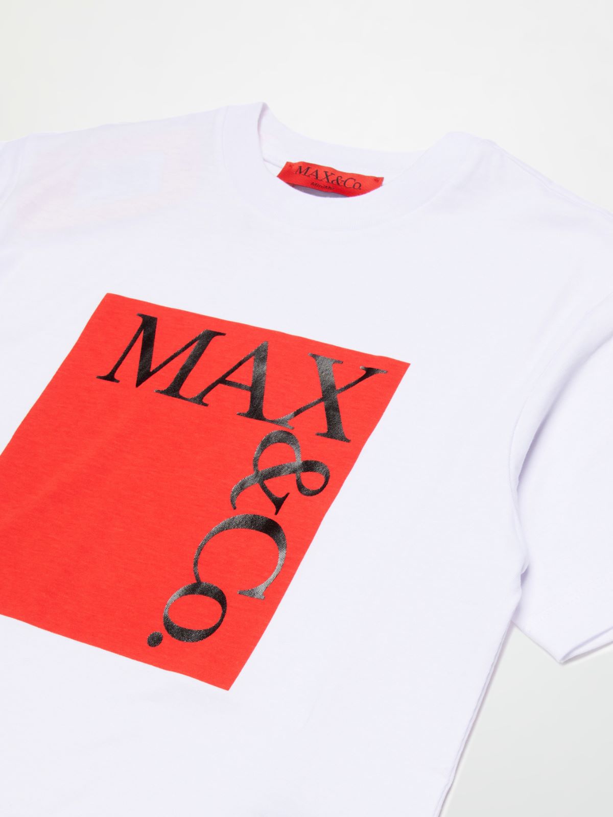 Camiseta icono de punto mélange KID - OPTICAL WHITE - MAX&Co. - 4