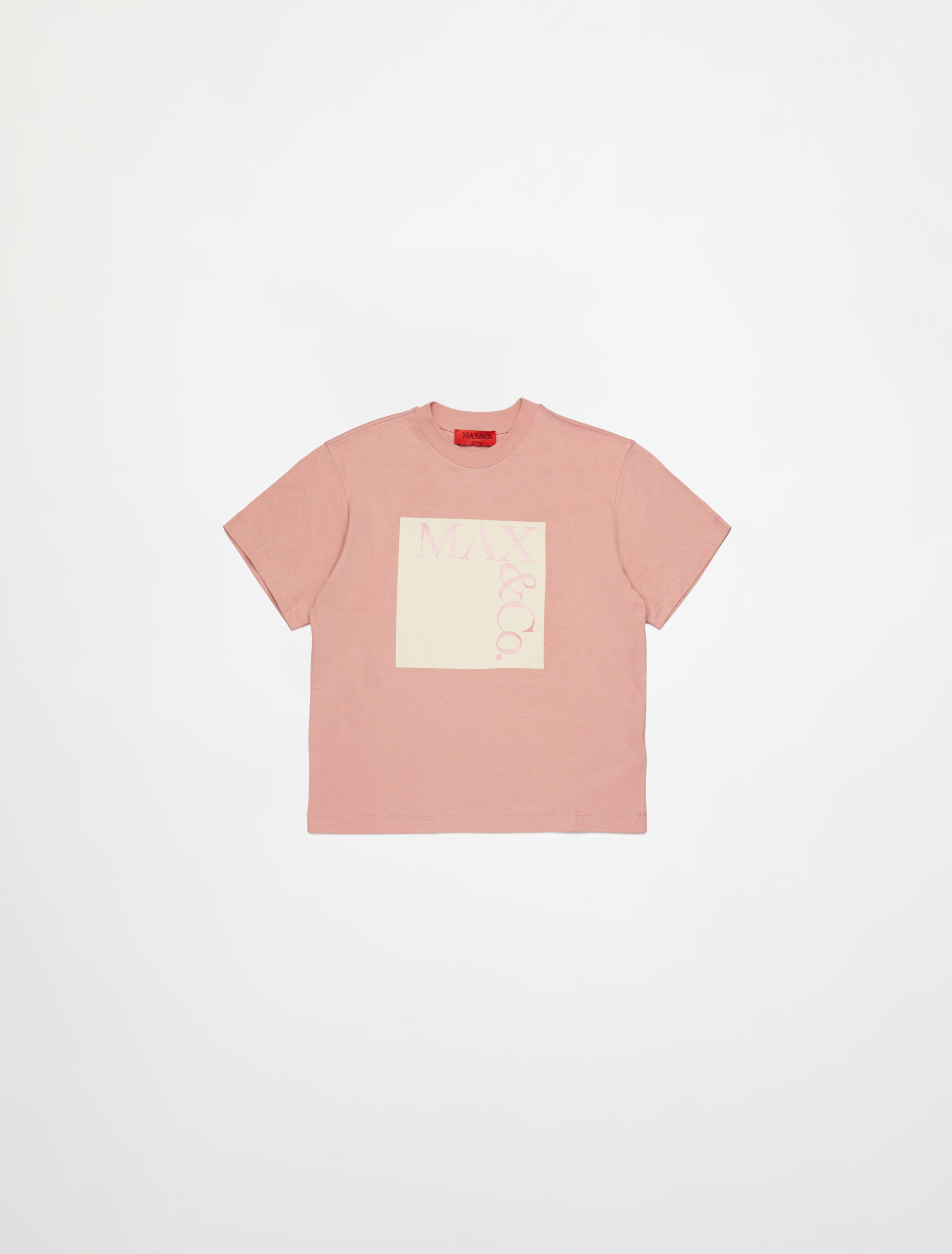 Camiseta icono de punto mélange KID, pink | MAX&Co. Camiseta icono de punto mélange KID - PINK - MAX&Co. - 3