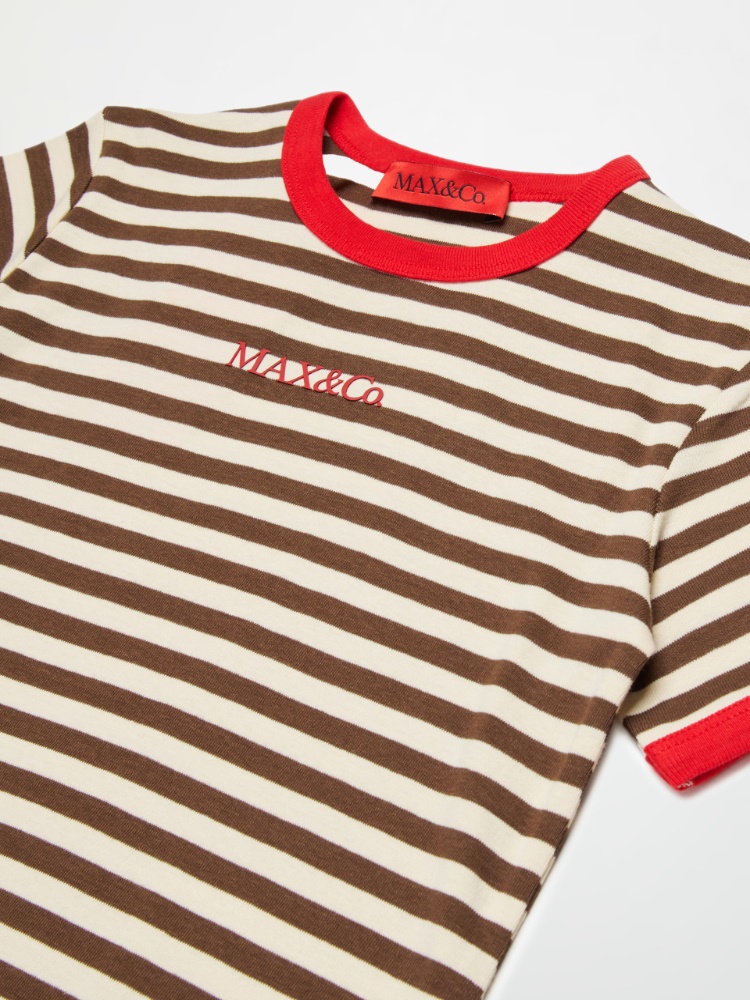 Camiseta de rayas con logo KID - MAX&Co. - 3