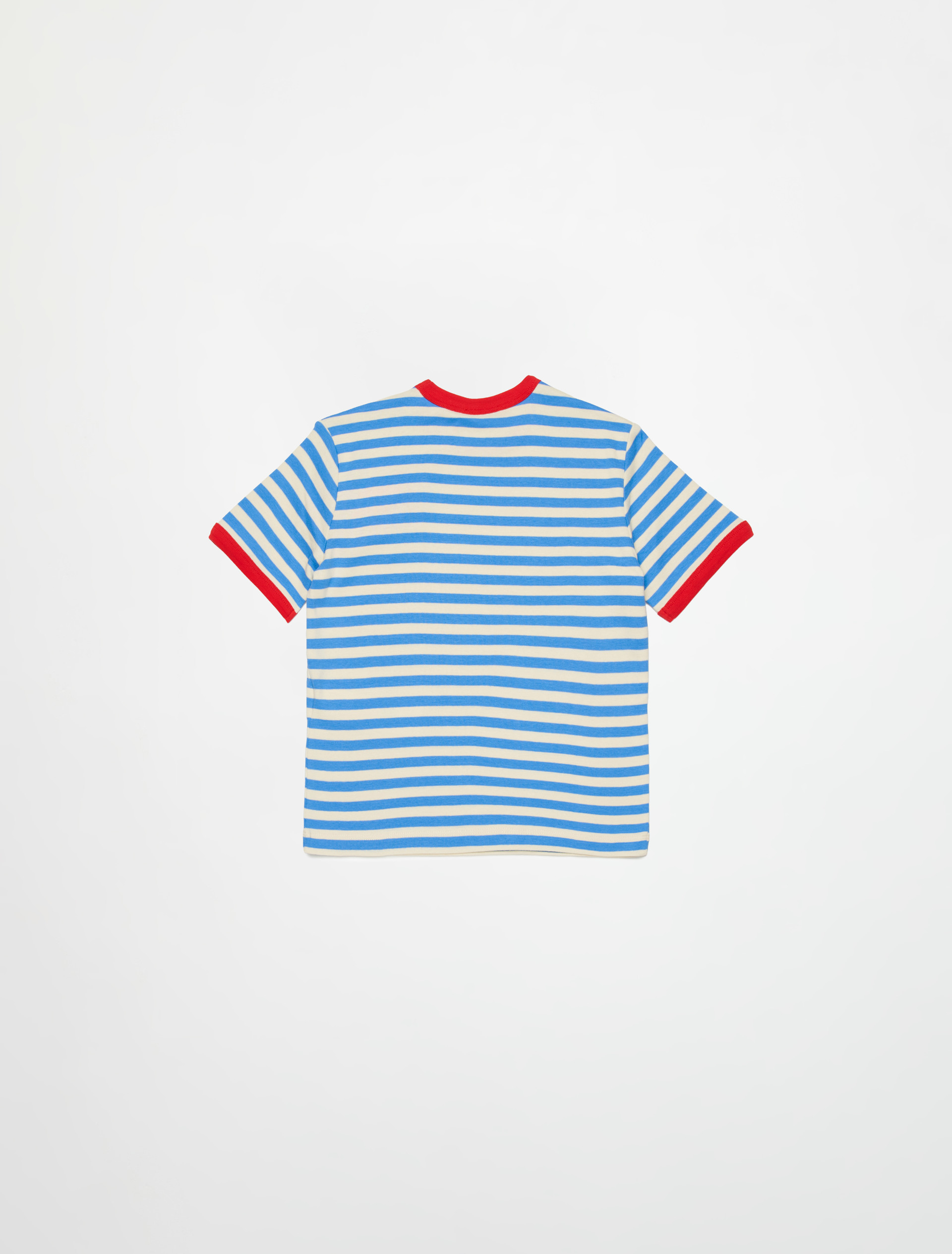 T-shirt à rayures avec logo KID - AZURE - MAX&Co. - 2